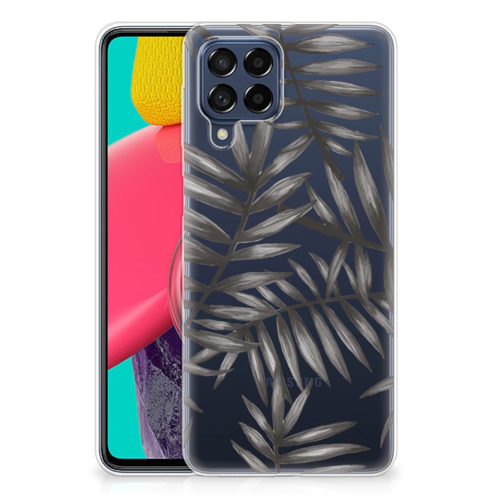 Samsung Galaxy M53 TPU Case Leaves Grey B2C Telecom