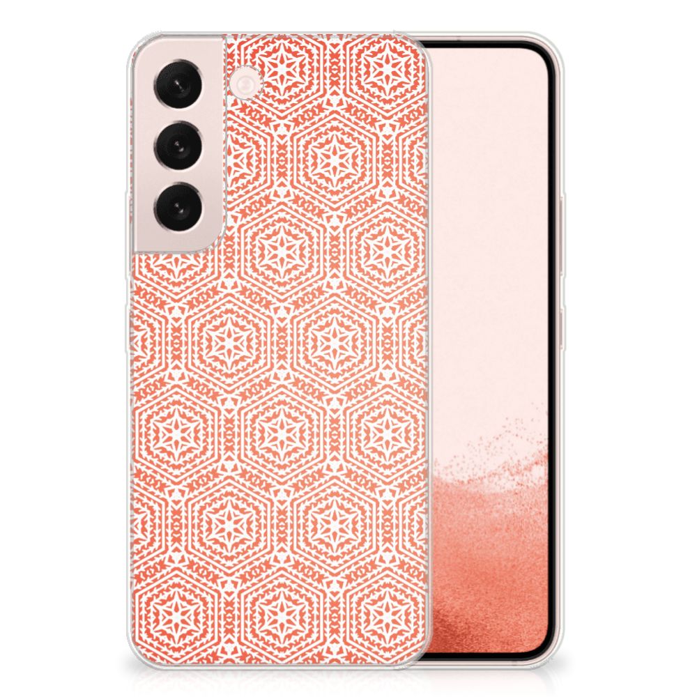 Samsung Galaxy S22 TPU bumper Pattern Orange