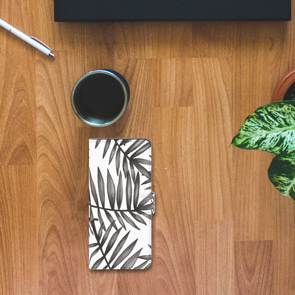 Sony Xperia 1 IV Hoesje Leaves Grey