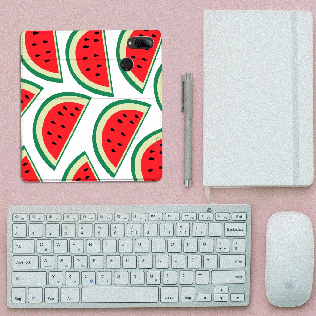Huawei P Smart (2019) Flip Style Cover Watermelons