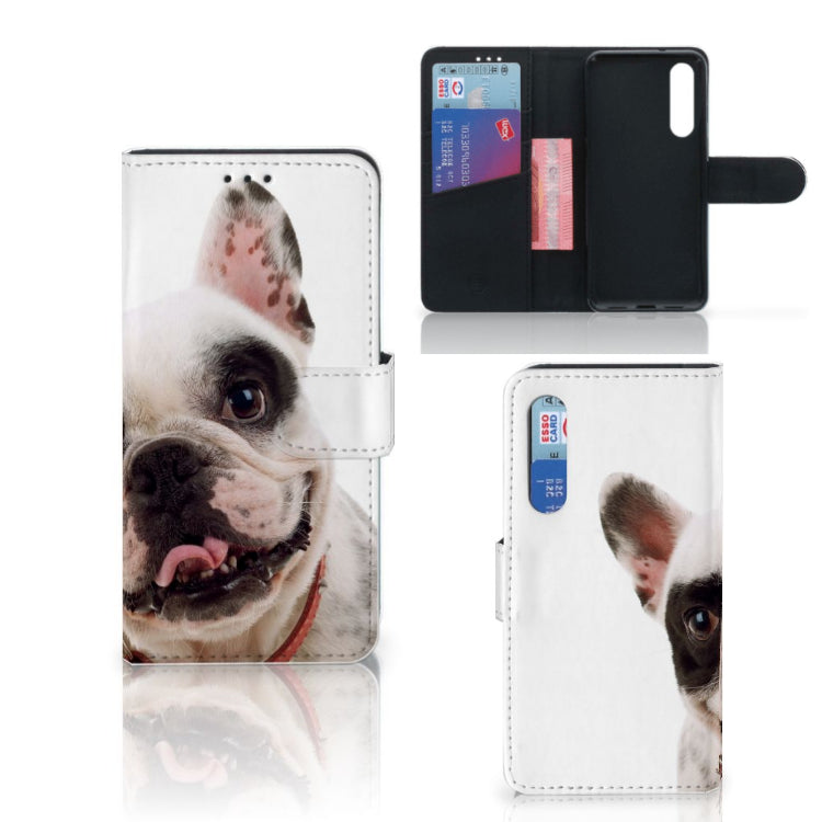Xiaomi Mi 9 SE Telefoonhoesje met Pasjes Franse Bulldog