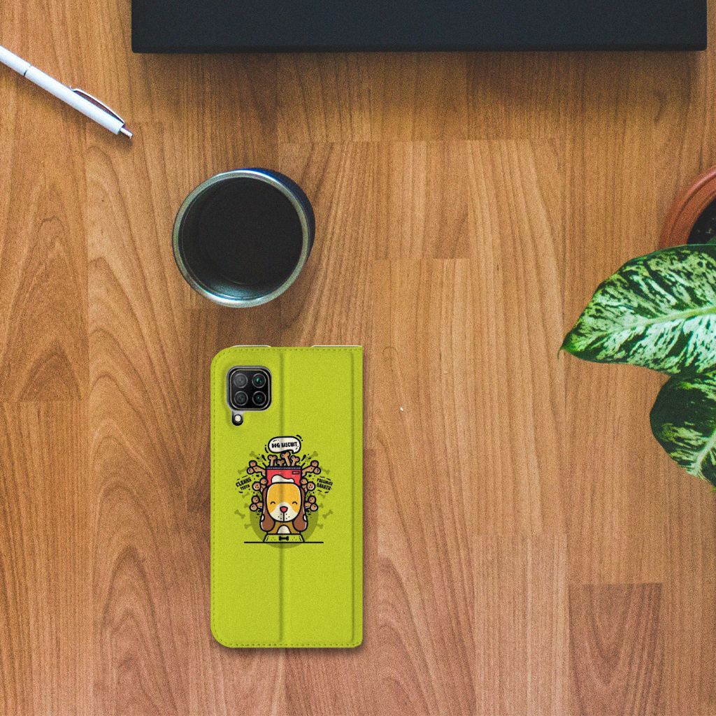 Huawei P40 Lite Magnet Case Doggy Biscuit - B2C Telecom