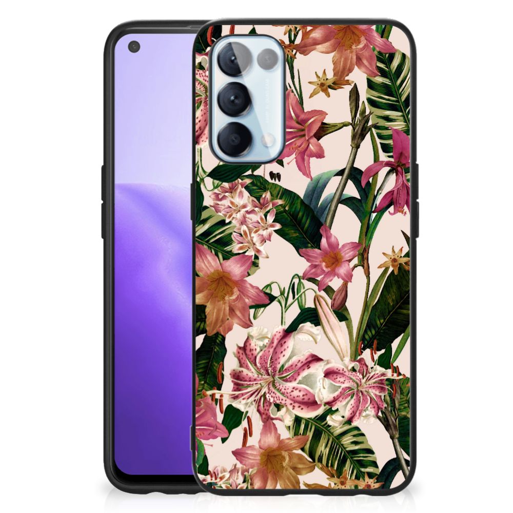 OPPO Reno5 5G | Find X3 Lite Bloemen Hoesje Flowers