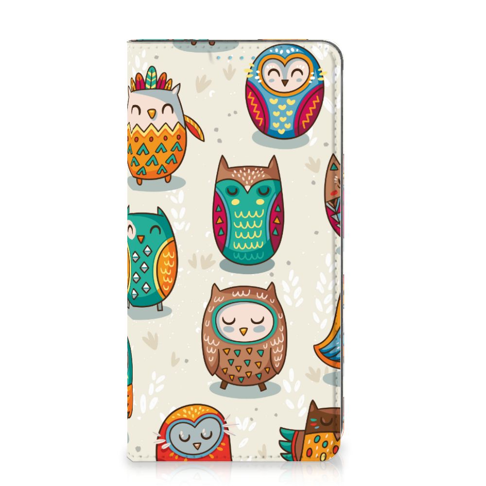 Samsung Galaxy A53 Hoesje maken Vrolijke Uilen