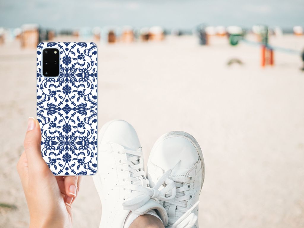 Samsung Galaxy S20 Plus TPU Case Flower Blue B2C Telecom