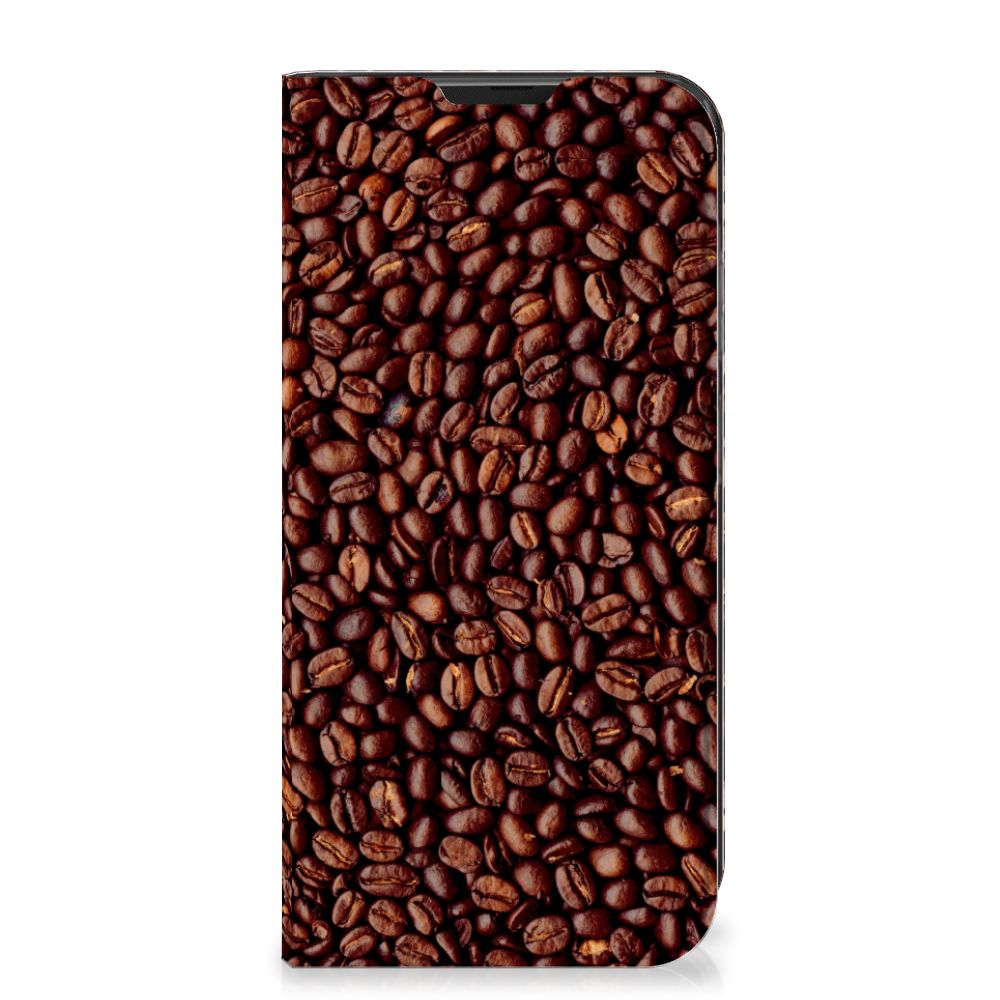 Samsung Galaxy Xcover 6 Pro Flip Style Cover Koffiebonen