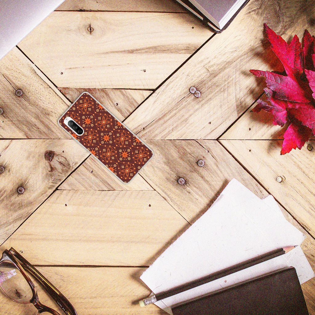 Sony Xperia 10 III TPU bumper Batik Brown B2C Telecom
