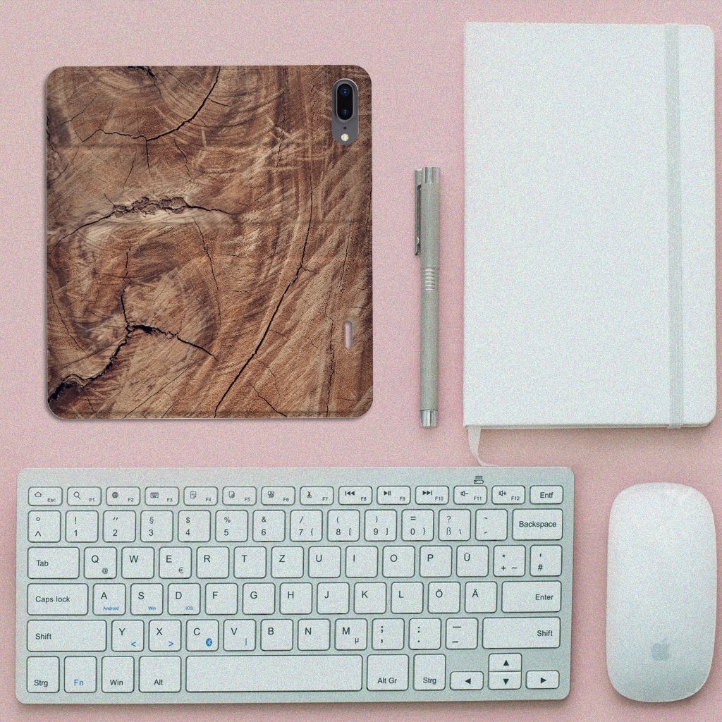 Apple iPhone 7 Plus | 8 Plus Book Wallet Case Tree Trunk
