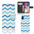 Apple iPhone X | Xs Telefoon Hoesje Zigzag Blauw