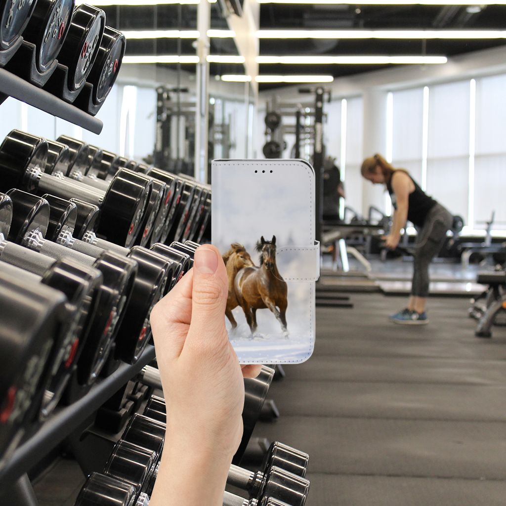 Apple iPhone X | Xs Telefoonhoesje met Pasjes Paarden