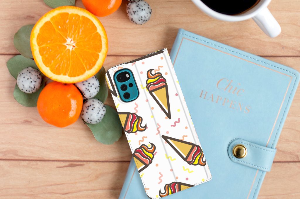 Motorola Moto G22 Flip Style Cover Icecream - B2C Telecom
