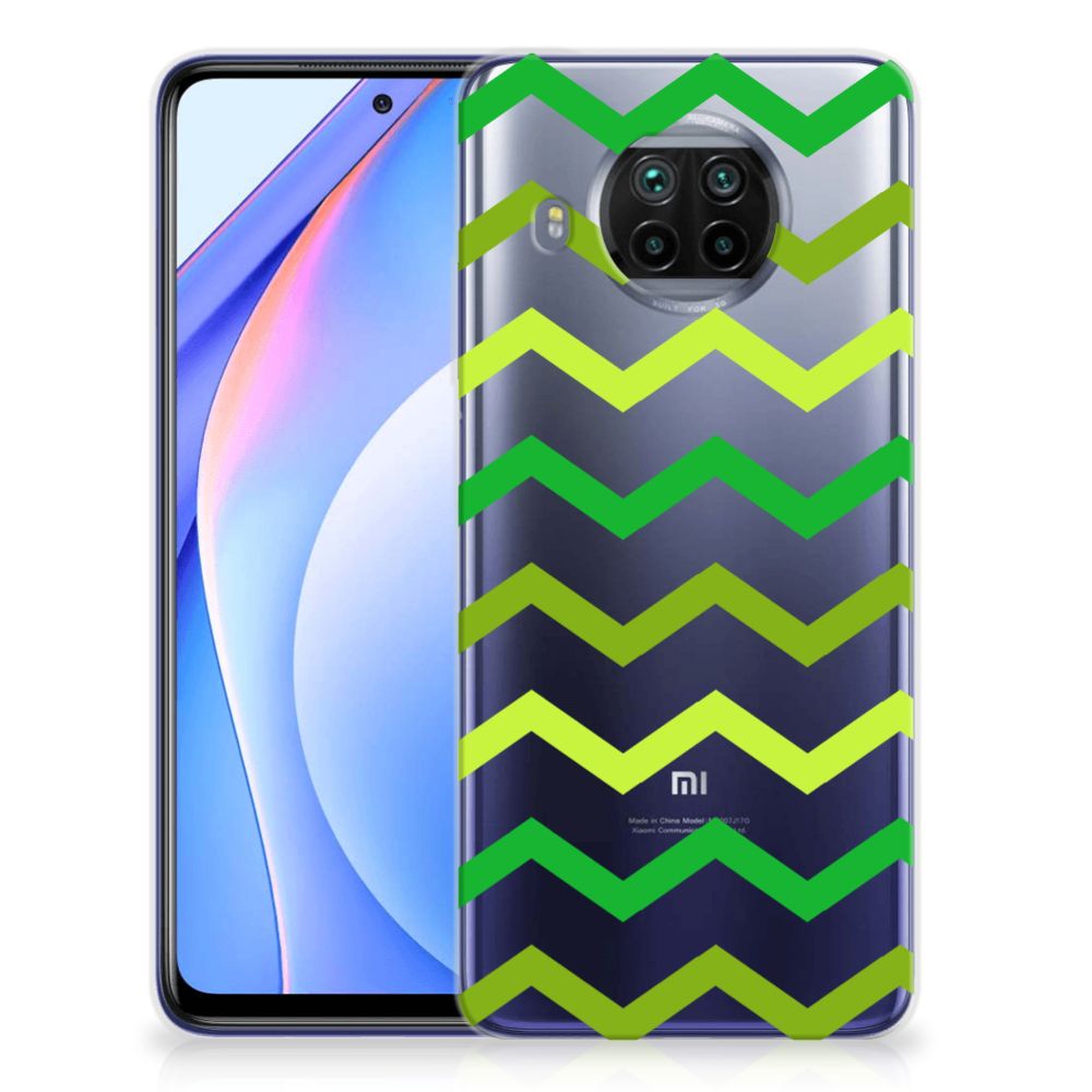 Xiaomi Mi 10T Lite TPU bumper Zigzag Groen B2C Telecom