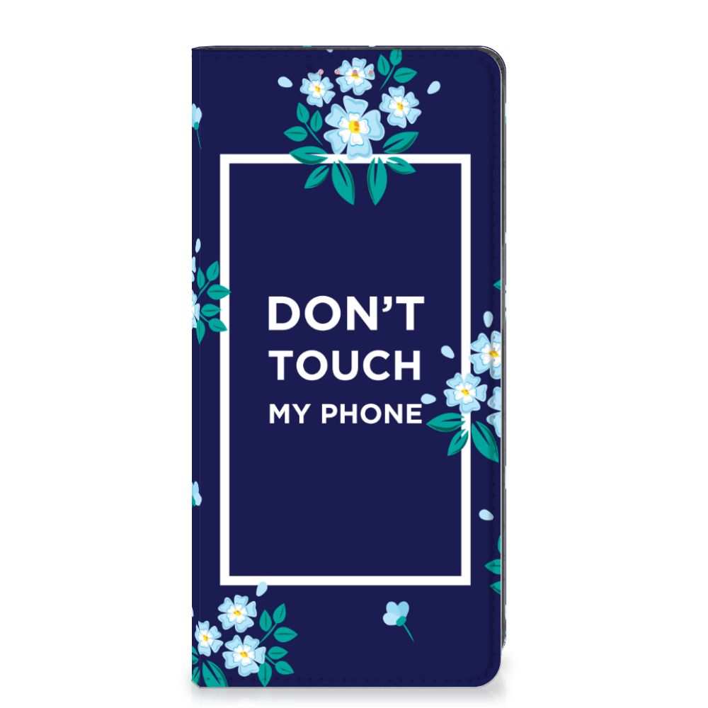 OPPO A54 5G | A74 5G | A93 5G Design Case Flowers Blue DTMP - B2C Telecom