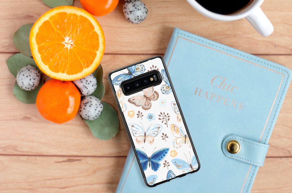 Back Cover voor Samsung Galaxy S10+ Vlinder B2C Telecom