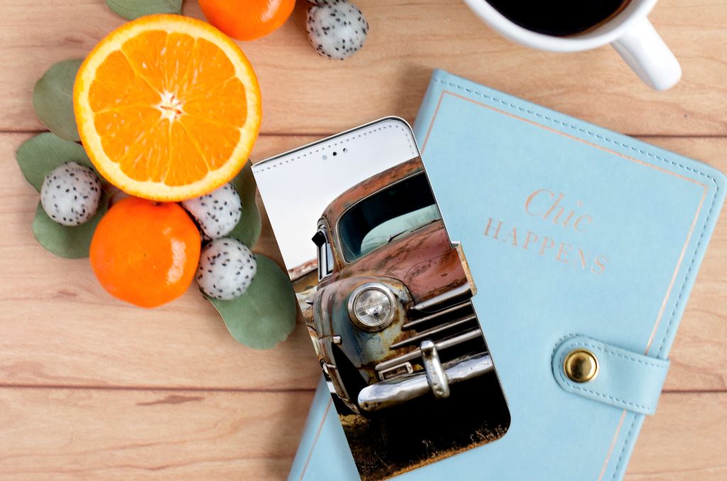 OPPO A17 Telefoonhoesje met foto Vintage Auto