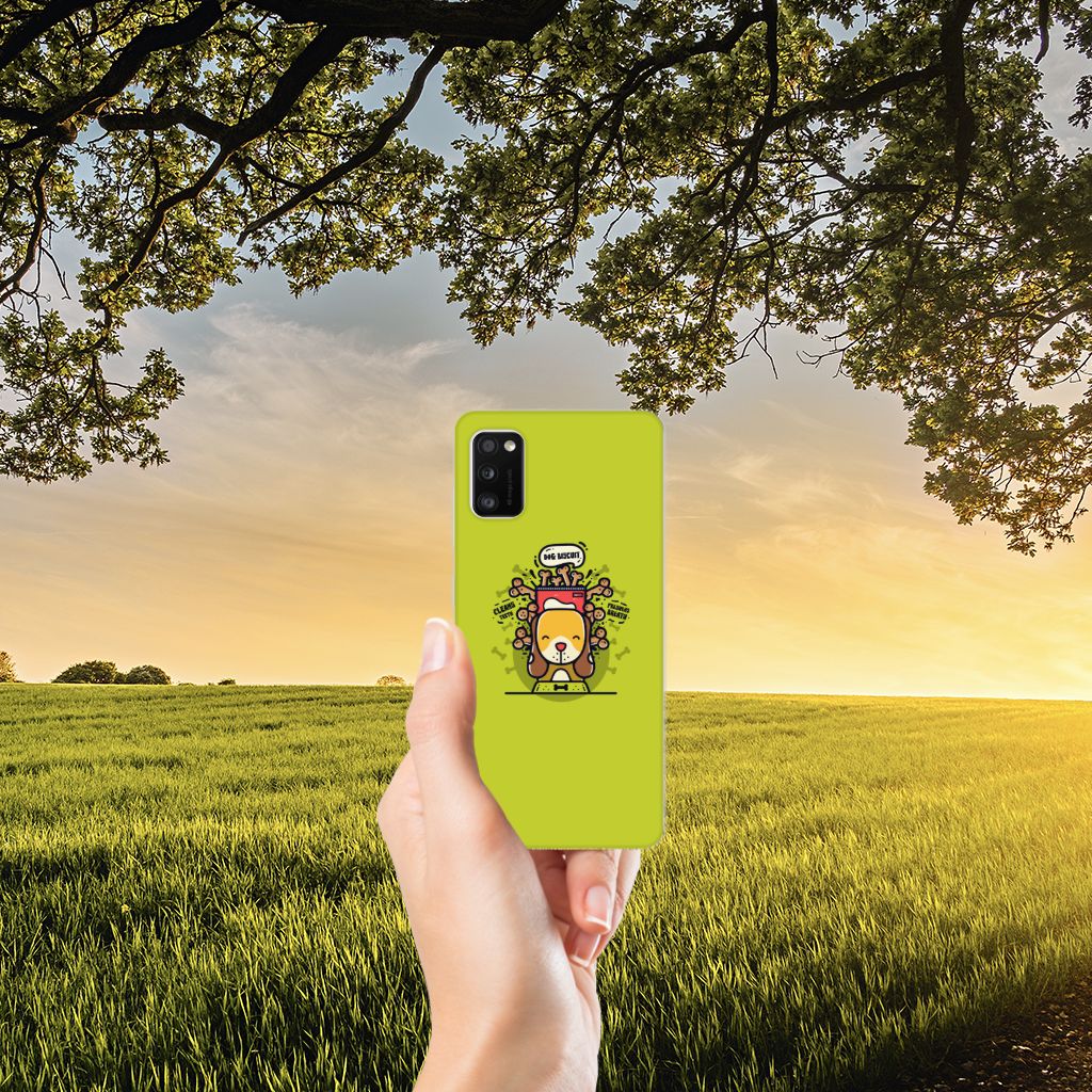 Samsung Galaxy A41 Telefoonhoesje met Naam Doggy Biscuit