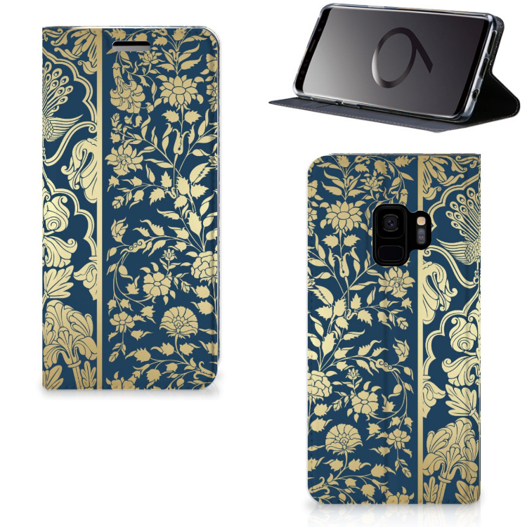 Samsung Galaxy S9 Smart Cover Beige Flowers