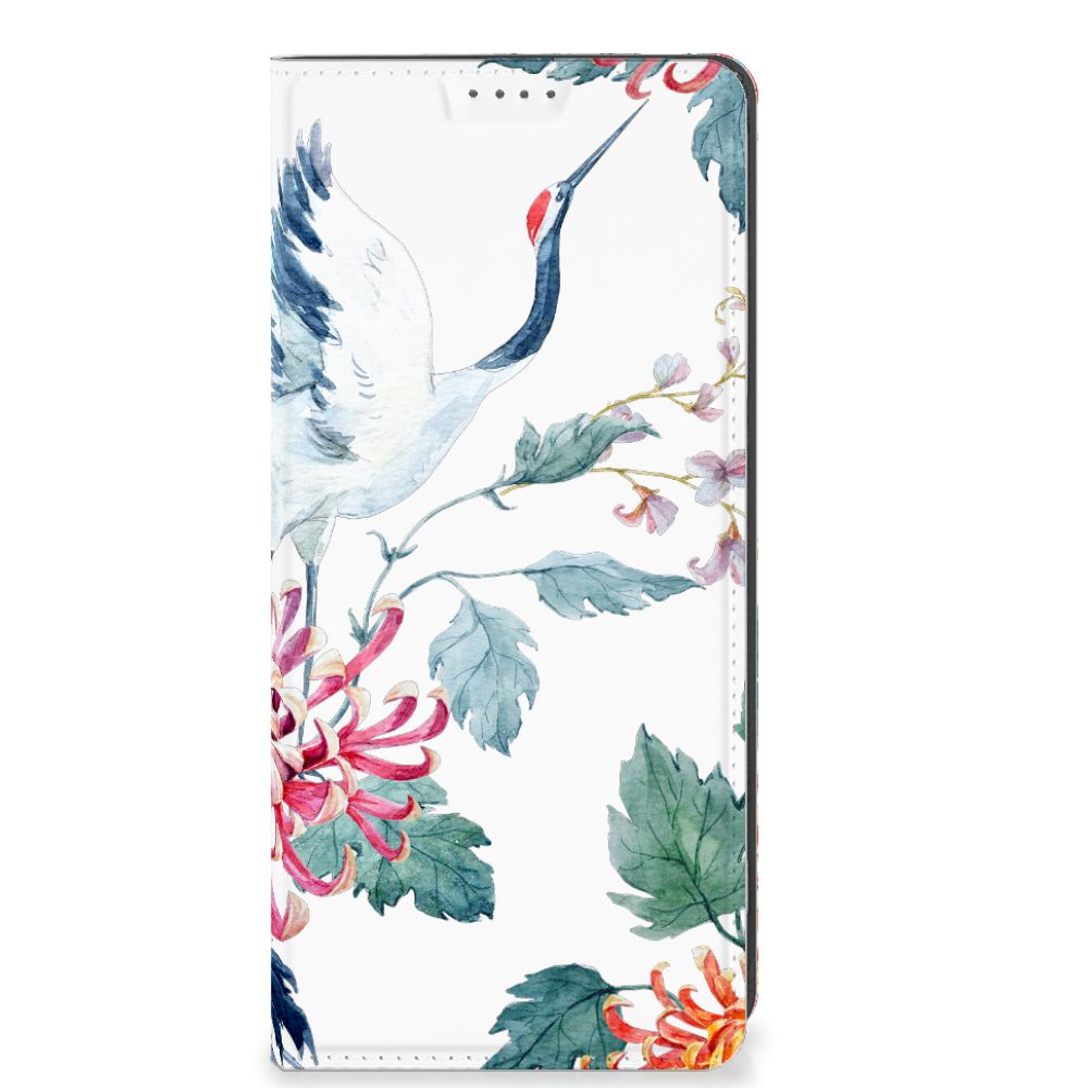 OPPO A78 | A58 5G Hoesje maken Bird Flowers