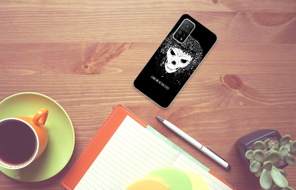 Silicone Back Case Xiaomi Mi 10T | 10T Pro Skull Hair B2C Telecom