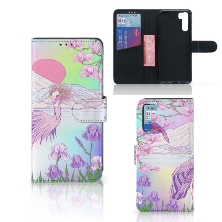 OPPO A91 | Reno3 Telefoonhoesje met Pasjes Bird