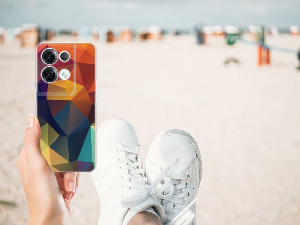 OPPO Reno8 Pro TPU Hoesje Polygon Color B2C Telecom