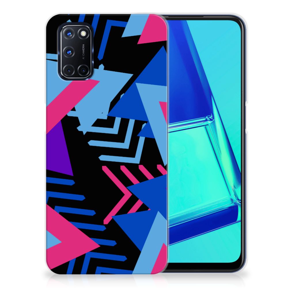 OPPO A52 | A72 TPU Hoesje Funky Triangle