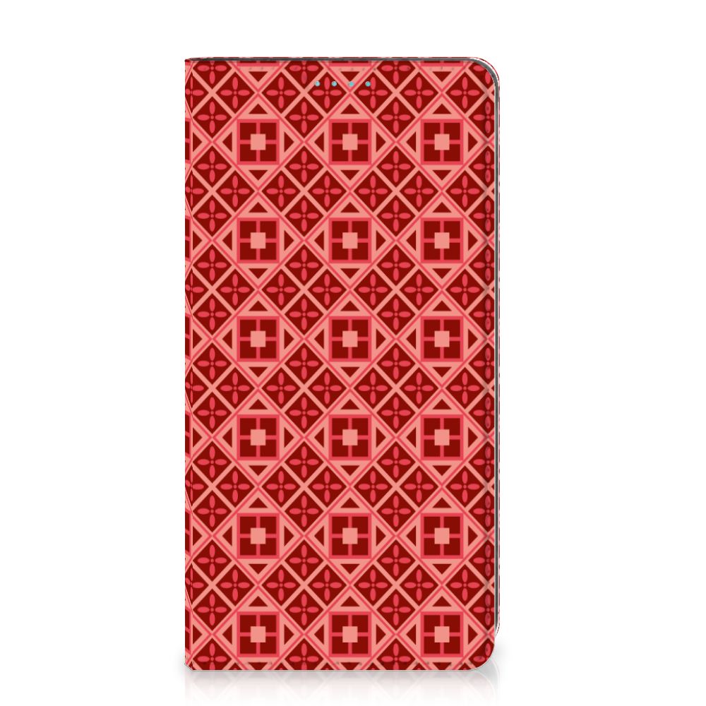 Samsung Galaxy A53 Hoesje met Magneet Batik Rood