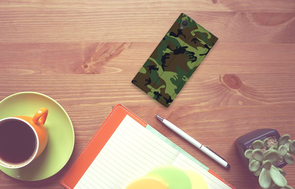 Sony Xperia L1 Hoesje met Magneet Army Dark