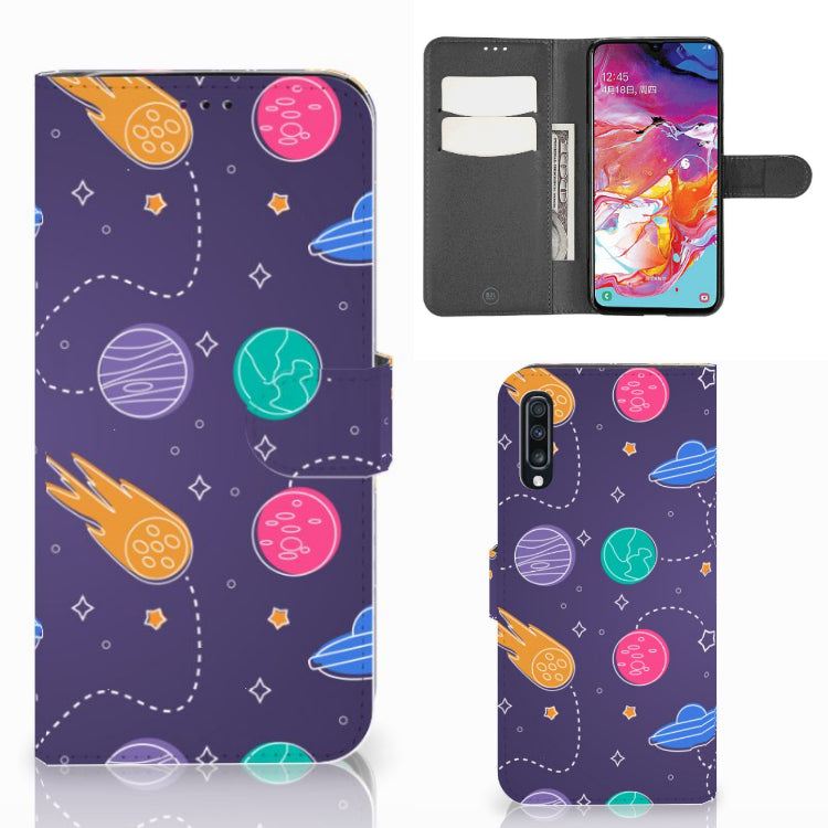 Samsung Galaxy A70 Wallet Case met Pasjes Space