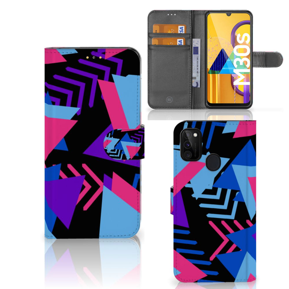 Samsung Galaxy M21 | M30s Book Case Funky Triangle