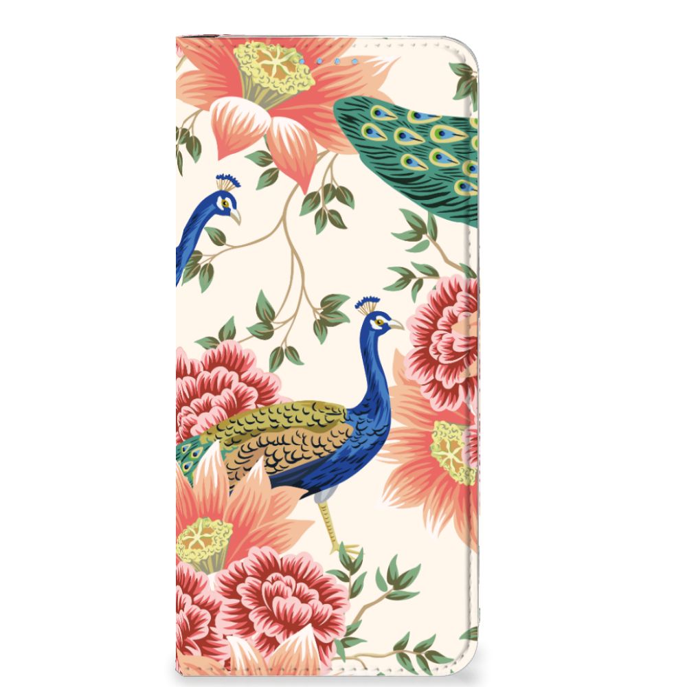 Hoesje maken voor OPPO Reno8 Pink Peacock - B2C Telecom