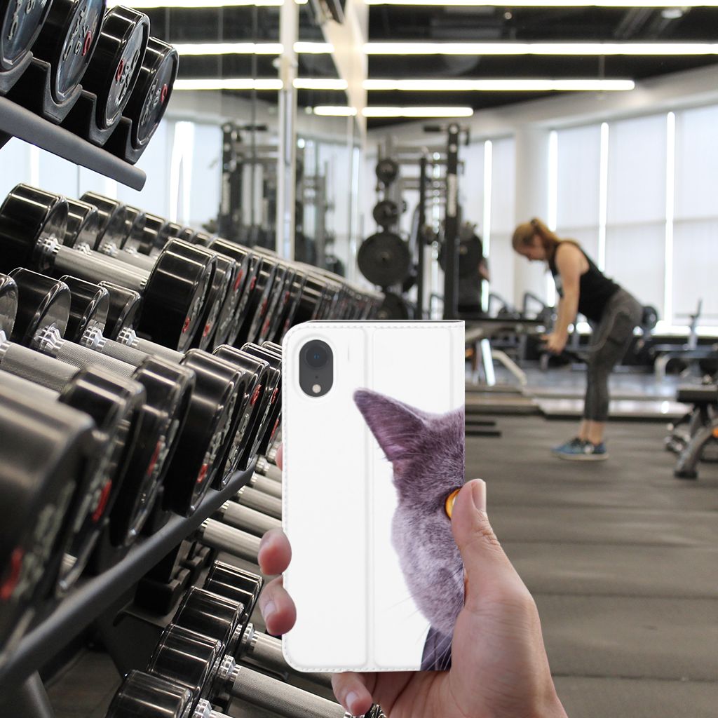 Apple iPhone Xr Hoesje maken Kat