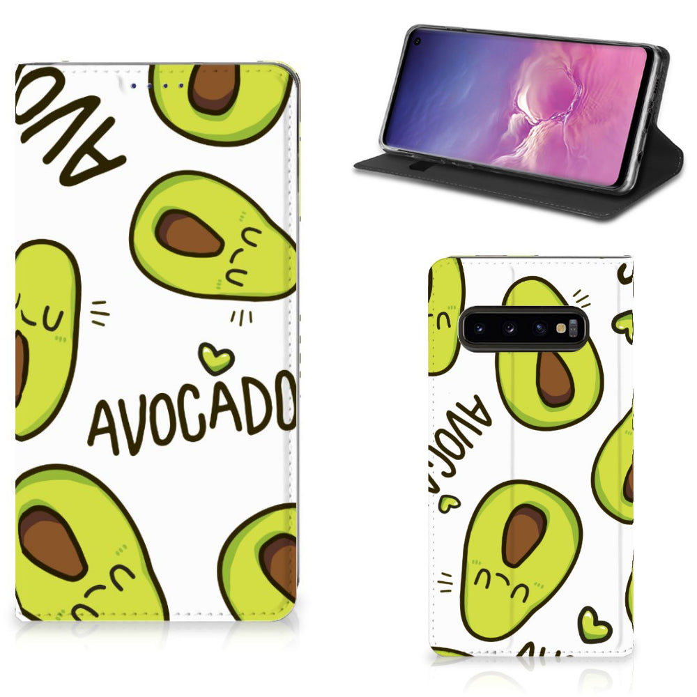 Samsung Galaxy S10 Magnet Case Avocado Singing