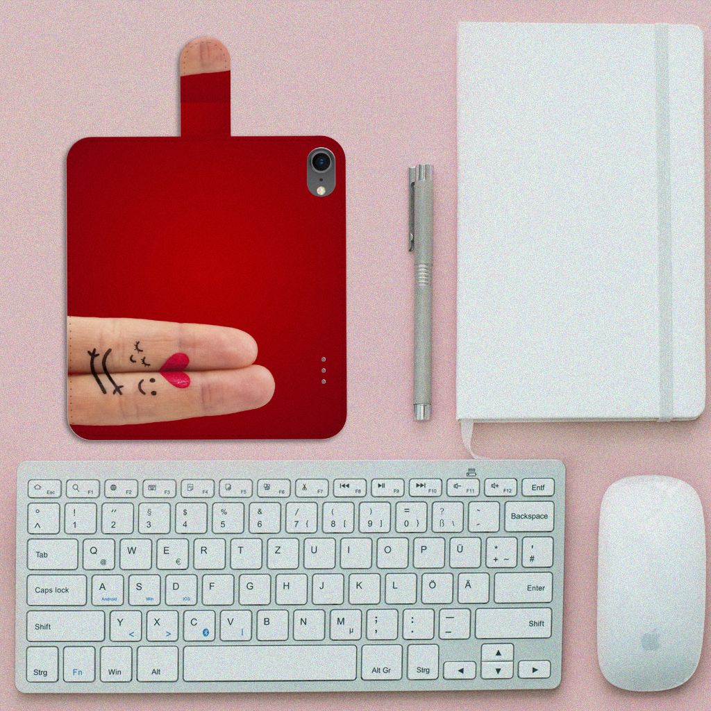 iPhone 7 | 8 | SE (2020) | SE (2022) Wallet Case met Pasjes Liefde - Origineel Romantisch Cadeau
