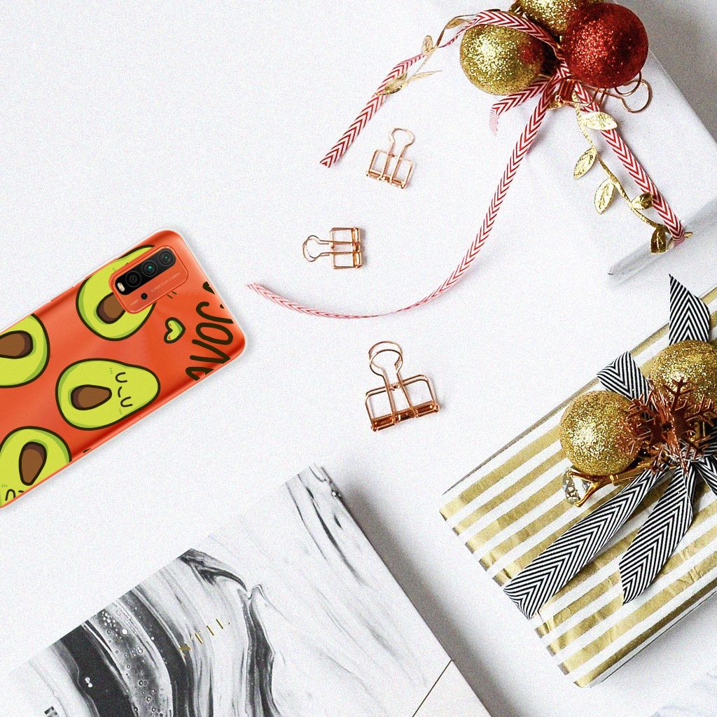 Xiaomi Poco M3 Telefoonhoesje met Naam Avocado Singing B2C Telecom