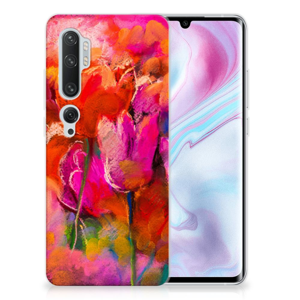 Hoesje maken Xiaomi Mi Note 10 Pro Tulips B2C Telecom
