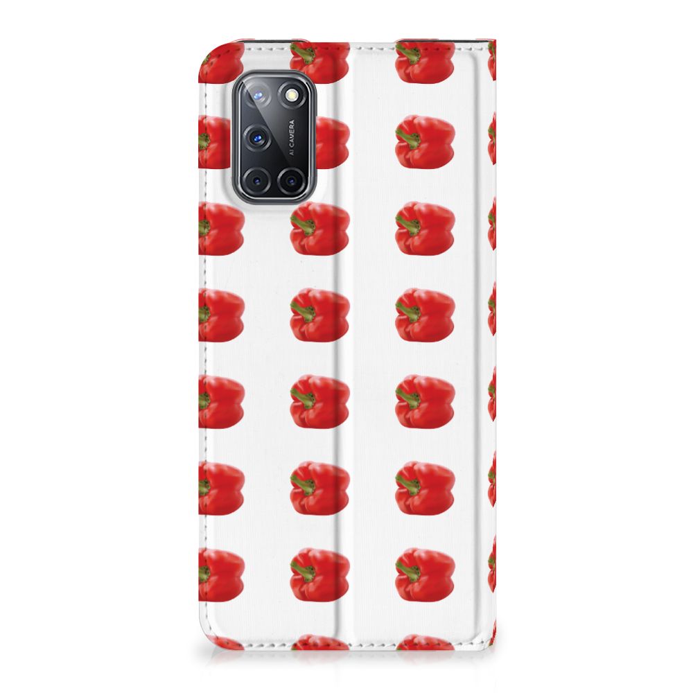 OPPO A52 | A72 Flip Style Cover Paprika Red - B2C Telecom