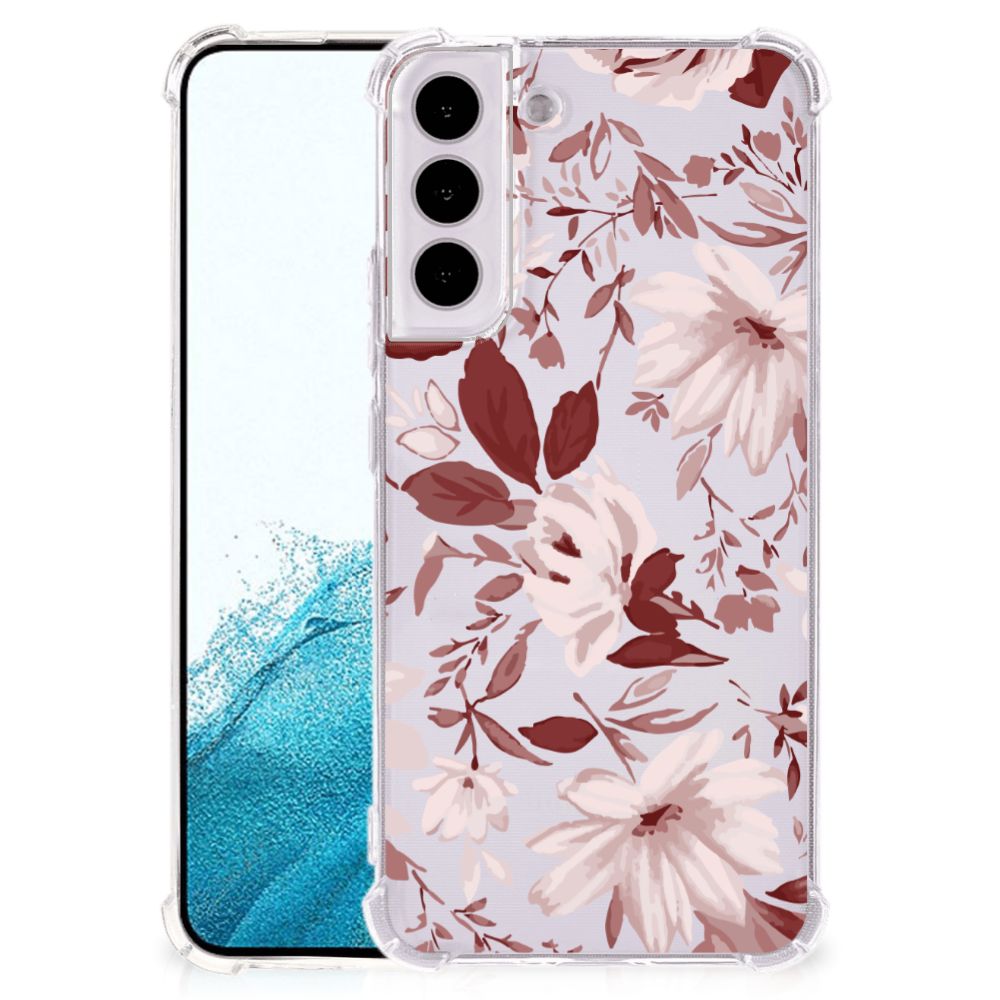 Back Cover Samsung Galaxy S22 Plus Watercolor Flowers B2C Telecom