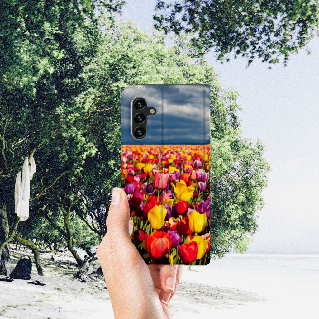 Samsung Galaxy A13 (5G) | Samsung Galaxy A04s Smart Cover Tulpen - B2C Telecom