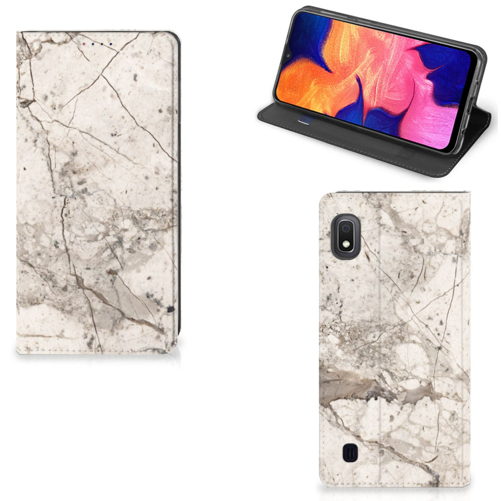 Samsung Galaxy A10 Standcase Marmer Beige