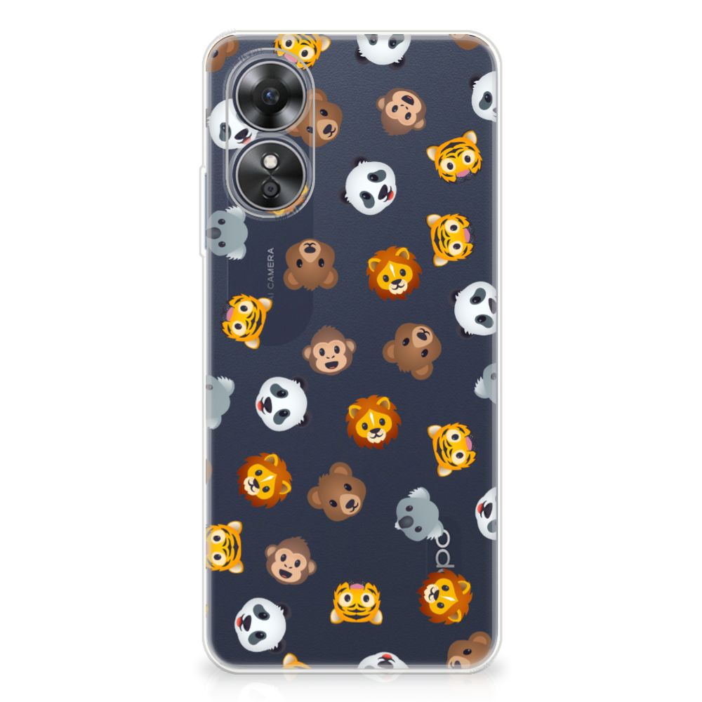 TPU bumper voor OPPO A17 Dieren Emojis B2C Telecom