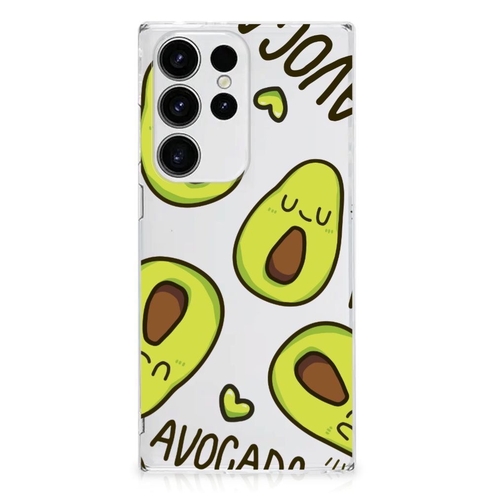 Samsung Galaxy S23 Ultra Telefoonhoesje met Naam Avocado Singing B2C Telecom