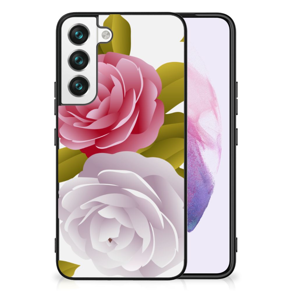Samsung Galaxy S22 Bloemen Hoesje Roses