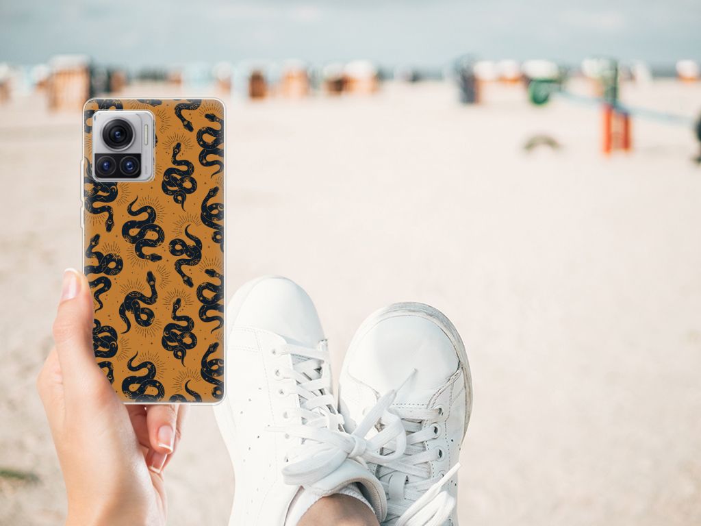 TPU Hoesje voor Motorola Moto X30 Pro Snakes B2C Telecom
