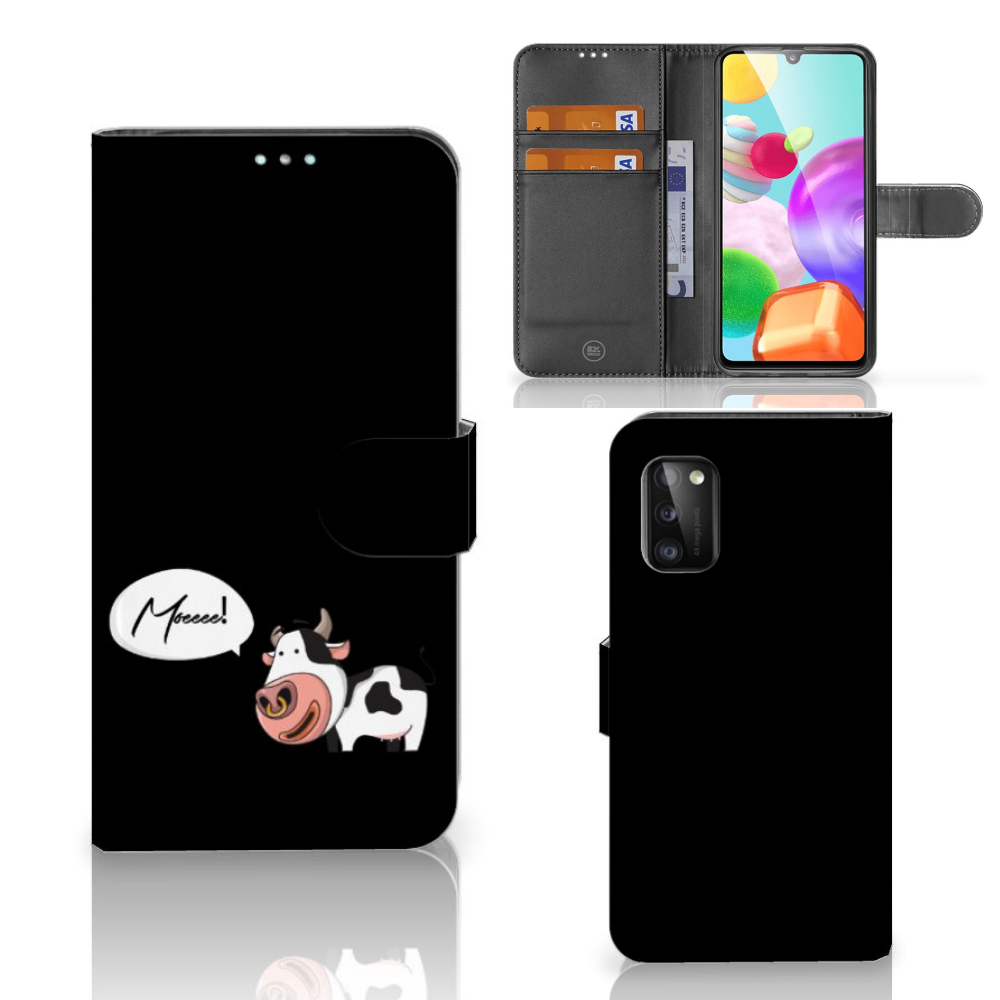 Samsung Galaxy A41 Leuk Hoesje Cow