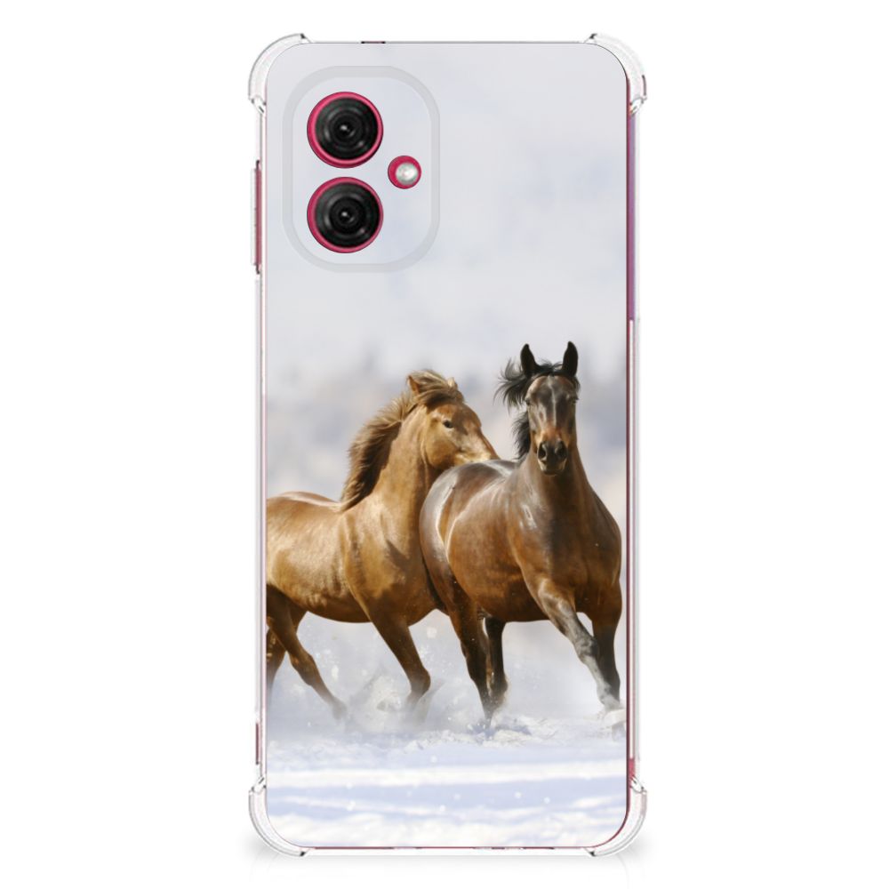 Motorola Moto G55 Case Anti-shock Paarden