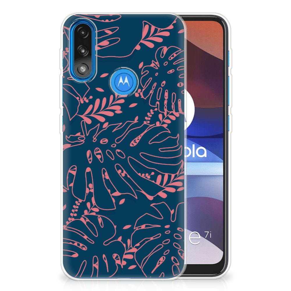 Motorola Moto E7/E7i Power TPU Case Palm Leaves