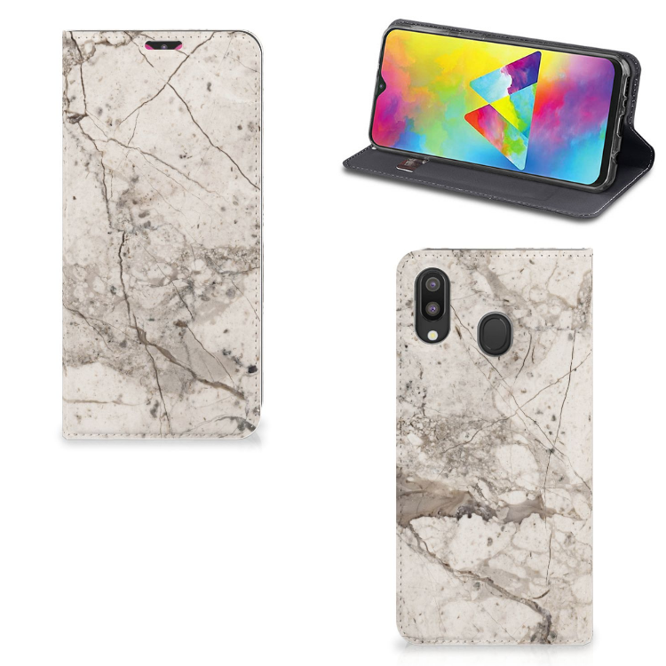 Samsung Galaxy M20 Standcase Marmer Beige