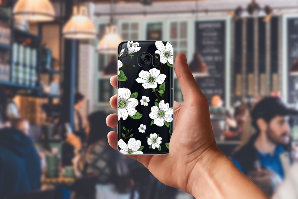 Samsung Galaxy S7 TPU Case Dogwood Flowers