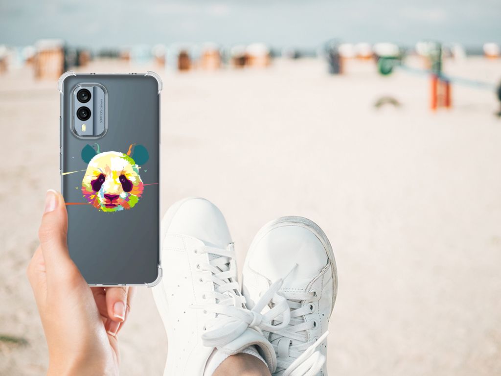Nokia X30 Stevig Bumper Hoesje Panda Color B2C Telecom